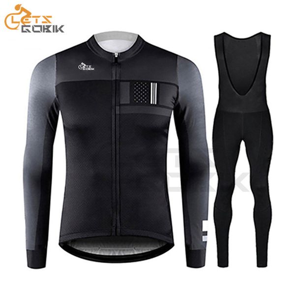 2020 autumn long sleeve set ropa ciclismo men breathable quick drying racing bike clothing mtb bike 19d gel pad uniform, Black;blue
2020 autumn long sleeve set ropa ciclismo men breathable quick drying racing bike clothing mtb bike 19d gel pad uniform, Black;blue
