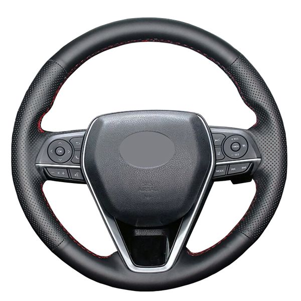 black pu faux leather diy car steering wheel cover for camry 2018-2019 corolla 2018-2019 avalon crown 2018
black pu faux leather diy car steering wheel cover for camry 2018-2019 corolla 2018-2019 avalon crown 2018