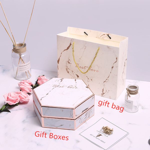 hexagon box marble pattern party gift birthday gift bag supplies box wedding high-end candy display decoration
hexagon box marble pattern party gift birthday gift bag supplies box wedding high-end candy display decoration