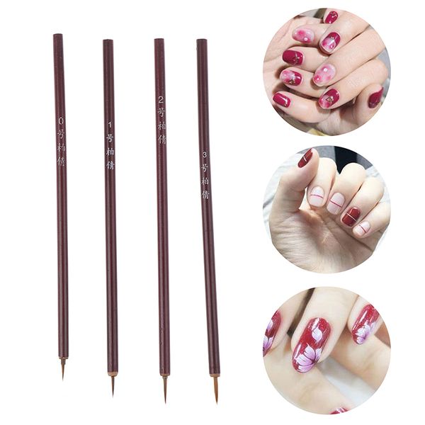 new small brush nail tools bamboo handle nail art painting brushes liner brush diy manicure, Yellow
new small brush nail tools bamboo handle nail art painting brushes liner brush diy manicure, Yellow