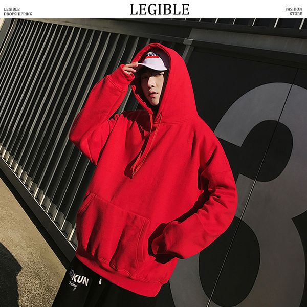 legible men color solid sweatshirt hoodies mens thick streetwear hooded hoodies male korean harajuku autumn pullover, Black
legible men color solid sweatshirt hoodies mens thick streetwear hooded hoodies male korean harajuku autumn pullover, Black