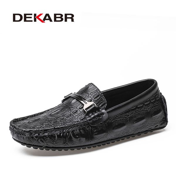dekabr men loafers shoes alligator style leather casual sneakers male fashion boat footwear soft dress party shoes for men, Black
dekabr men loafers shoes alligator style leather casual sneakers male fashion boat footwear soft dress party shoes for men, Black