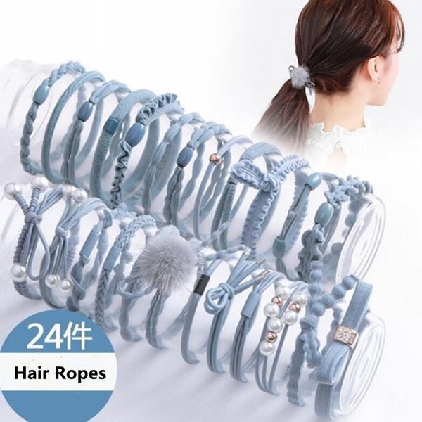 24pcs/set elastic bow-knot hair ropes women hairbands with box hair styling accessories ribbon ties braiders ponytail holder, Brown
24pcs/set elastic bow-knot hair ropes women hairbands with box hair styling accessories ribbon ties braiders ponytail holder, Brown