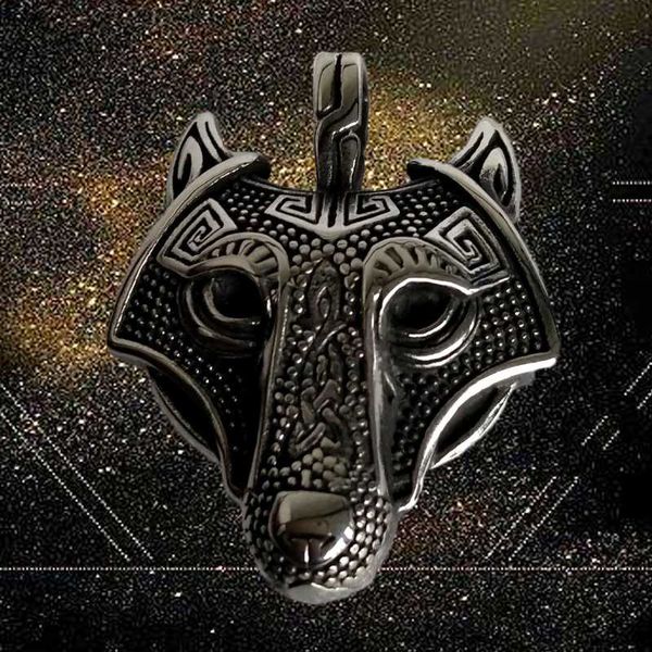 pendant necklaces hip hop punk werewolf mask mens stainless steel norse wolf head vikings animal necklace wholesale, Silver
pendant necklaces hip hop punk werewolf mask mens stainless steel norse wolf head vikings animal necklace wholesale, Silver