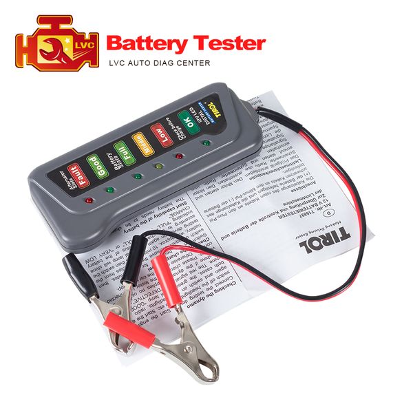 12v car digital battery checker obd2 tester alternator 6 led lights display for cars vehicle motorcycle batteries
12v car digital battery checker obd2 tester alternator 6 led lights display for cars vehicle motorcycle batteries