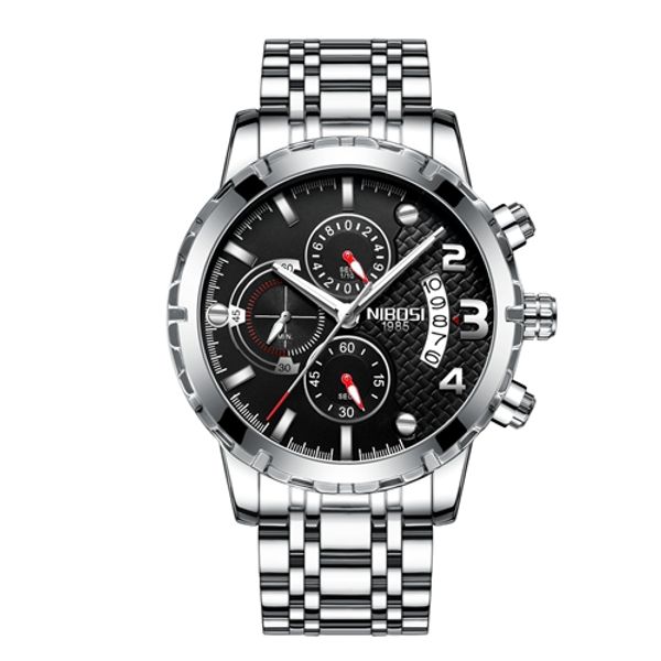 nibosi 2019 quartz watch men waterproof stainless steel timing luminous calendar mens watches brand luxury relogio masculino, Slivery;brown
nibosi 2019 quartz watch men waterproof stainless steel timing luminous calendar mens watches brand luxury relogio masculino, Slivery;brown