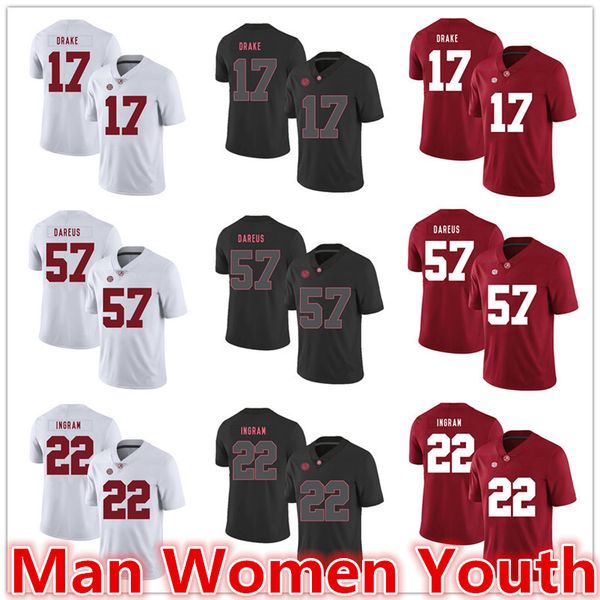 customize ncaa alabama crimson tide football jerseys kenyan drake 17 marcell dareus 57 mark ingram 22 jersey any name number size s-5xl, Black
customize ncaa alabama crimson tide football jerseys kenyan drake 17 marcell dareus 57 mark ingram 22 jersey any name number size s-5xl, Black