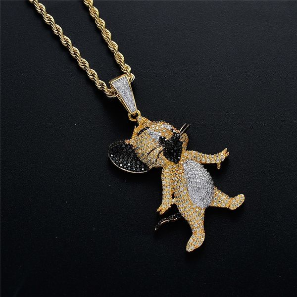 hip hop jewelry cartoon anime character pendant necklace for men women micro pave zircon jerry necklaces festival gifts, Silver
hip hop jewelry cartoon anime character pendant necklace for men women micro pave zircon jerry necklaces festival gifts, Silver