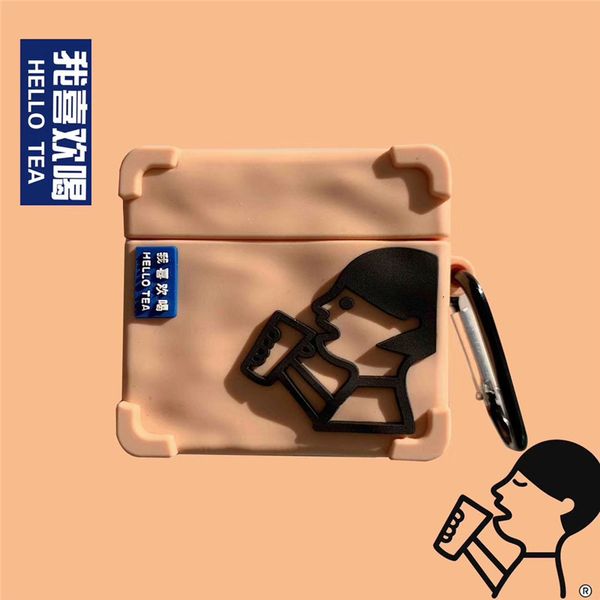 new silicon hip hop paper bag airpods cases for airpods pro apple bluetooth wireless headset cover 1 2 3 generation soft shell with hook
new silicon hip hop paper bag airpods cases for airpods pro apple bluetooth wireless headset cover 1 2 3 generation soft shell with hook