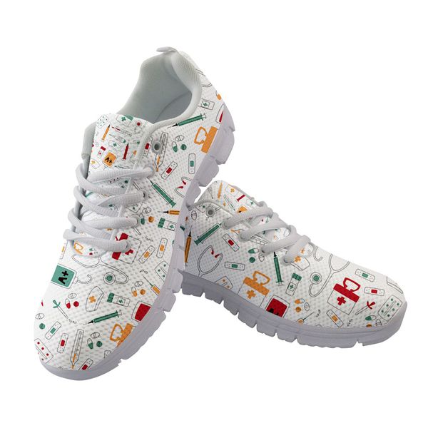 thikin cartoon nurse supplie pattern sneakers women lace-up shoes spring travel mesh footwear girls daily flats style custom, Black
thikin cartoon nurse supplie pattern sneakers women lace-up shoes spring travel mesh footwear girls daily flats style custom, Black