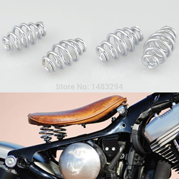 1pair 3" inch chrome motorcycle cushion springs solo seat springs t fits for chopper bobber
1pair 3" inch chrome motorcycle cushion springs solo seat springs t fits for chopper bobber