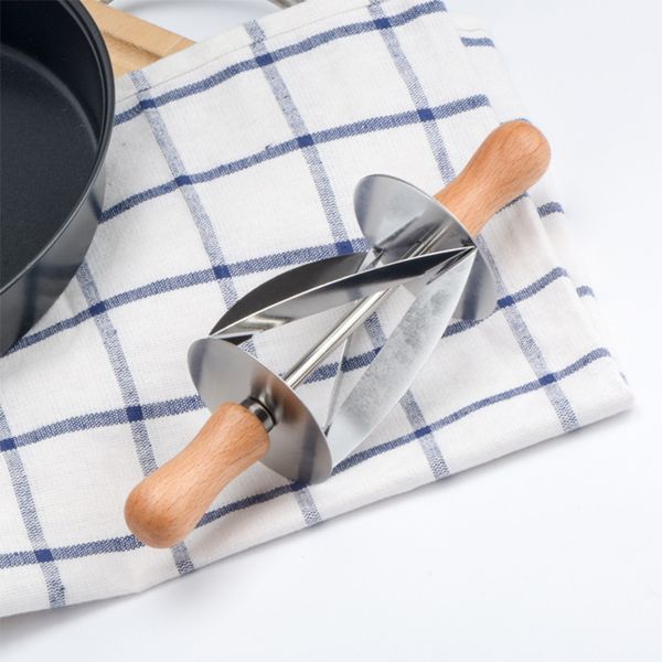 new new newstainless steel rolling cutter for making croissant bread wheel dough pastry knife wooden handle baking kitchen knife
new new newstainless steel rolling cutter for making croissant bread wheel dough pastry knife wooden handle baking kitchen knife