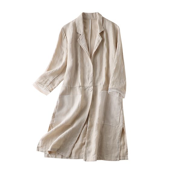 summer linen patchwok organza long coats and jackets women 2020 turn-down collar single button pockets casual wide-waisted, Black;brown
summer linen patchwok organza long coats and jackets women 2020 turn-down collar single button pockets casual wide-waisted, Black;brown