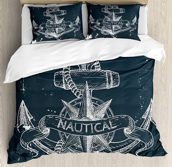 marine duvet cover set nautical knot compass anchor pattern sea world ocean life grunge illustration bedding set dark blue white
marine duvet cover set nautical knot compass anchor pattern sea world ocean life grunge illustration bedding set dark blue white