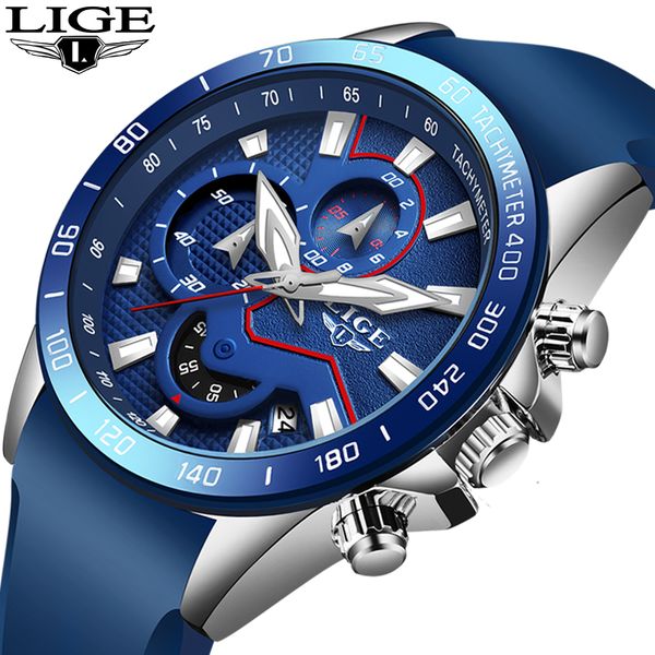 relogio masculino 2019 new mens watches brand lige fashion business blue silicone quartz watch male waterproof chronograph, Slivery;brown
relogio masculino 2019 new mens watches brand lige fashion business blue silicone quartz watch male waterproof chronograph, Slivery;brown