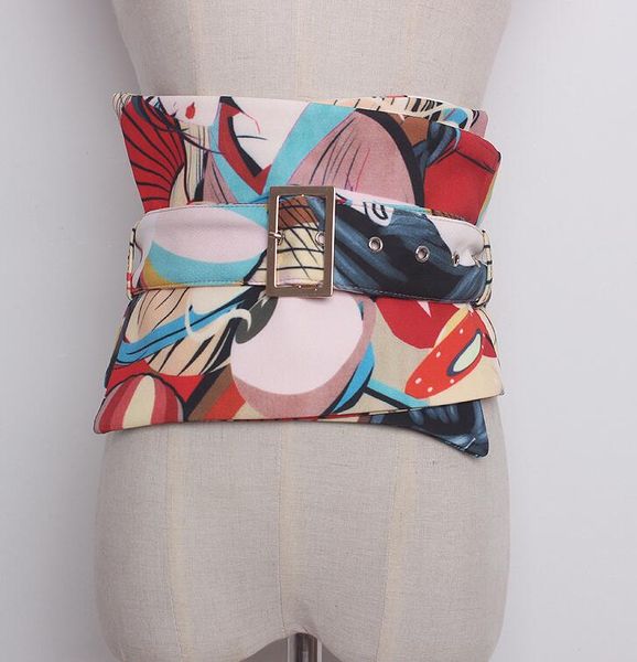 women's runway fashion wide fabric print cummerbunds female dress corsets waistband belts decoration wide belt r899, Black;brown
women's runway fashion wide fabric print cummerbunds female dress corsets waistband belts decoration wide belt r899, Black;brown