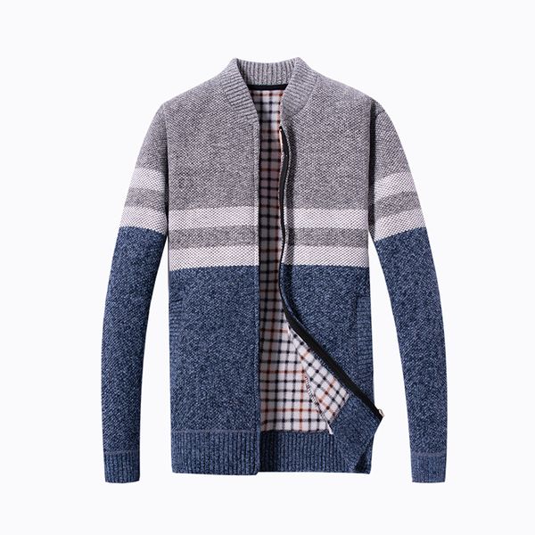 mens winter jackets fashion casual round neck striped knitting cardigan sweater men plus velvet thick sweater coat cardigan m-3xl, Black;brown
mens winter jackets fashion casual round neck striped knitting cardigan sweater men plus velvet thick sweater coat cardigan m-3xl, Black;brown