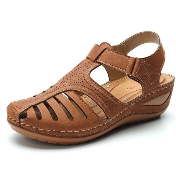 plus size 34-44 new 2020 arrivals retro platform leather wedges sandals women summer beach sandalias female buckle shoes, Black
plus size 34-44 new 2020 arrivals retro platform leather wedges sandals women summer beach sandalias female buckle shoes, Black