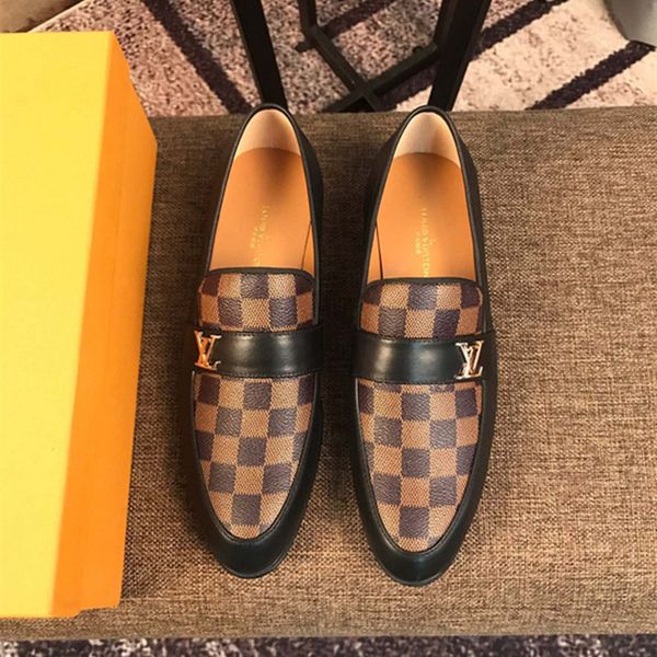 luxurious 2019 new mens designers dress shoes genuine leather metal snap peas wedding shoes classic fashion men's shoes big size loafer, Black
luxurious 2019 new mens designers dress shoes genuine leather metal snap peas wedding shoes classic fashion men's shoes big size loafer, Black