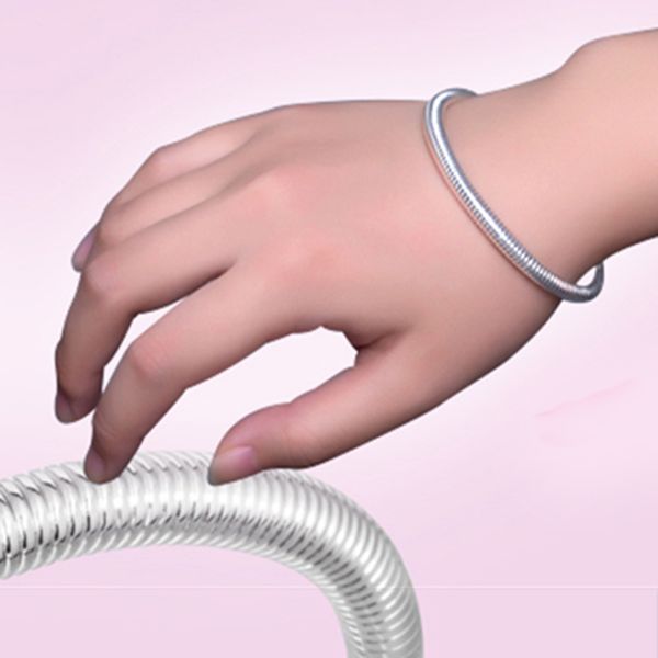 elastic coil spring bangle bracelet alloy silver armband simple for couples&girl cuff wrist band fashion diy accessories bangles, Black
elastic coil spring bangle bracelet alloy silver armband simple for couples&girl cuff wrist band fashion diy accessories bangles, Black