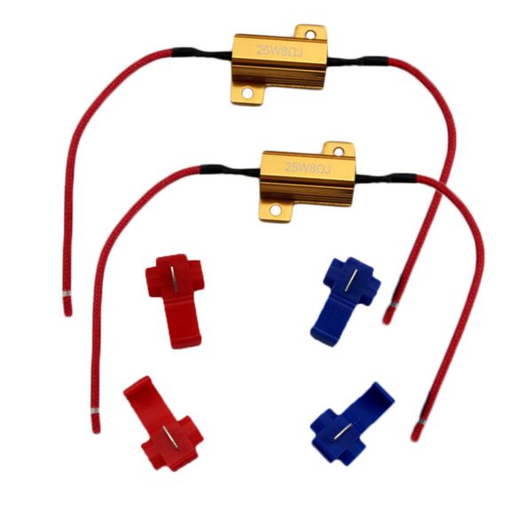 4x 25w 8ohm car led drl fog turn singal load resistor for fix bulb fast hyper flash signal selling
4x 25w 8ohm car led drl fog turn singal load resistor for fix bulb fast hyper flash signal selling