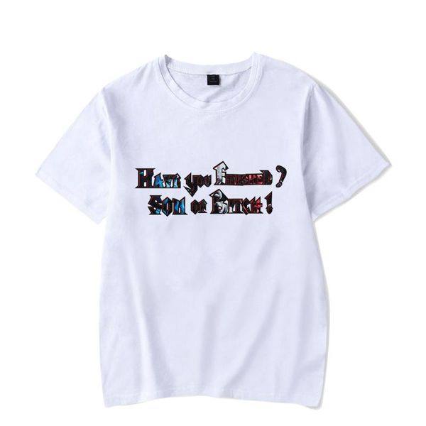 cross border for european and american streets popular brand men's wear lettered cool printed loose and plus-sized short sleeve, White;black
cross border for european and american streets popular brand men's wear lettered cool printed loose and plus-sized short sleeve, White;black