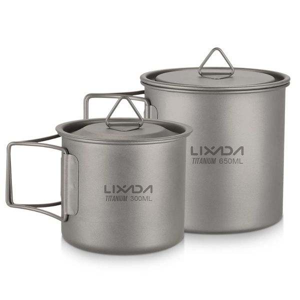 lixada ultralight titanium cup outdoor portable camping picnic water cup mug with foldable handle 300ml / 350ml / 550ml 650ml
lixada ultralight titanium cup outdoor portable camping picnic water cup mug with foldable handle 300ml / 350ml / 550ml 650ml