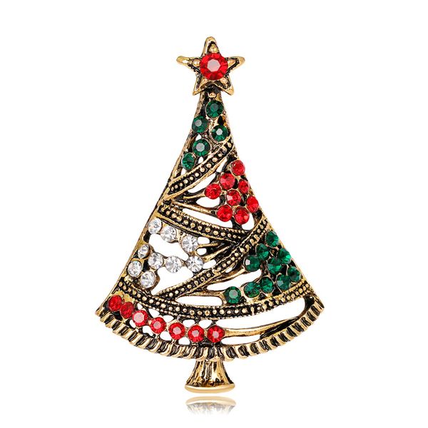 multicolor rhinestone christmas tree brooch pin women's breastpin jewelry gift, Gray
multicolor rhinestone christmas tree brooch pin women's breastpin jewelry gift, Gray