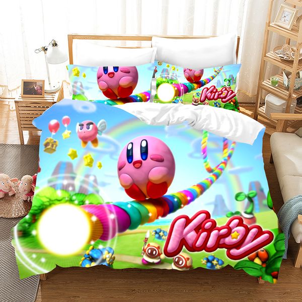 kirby cartoon game 3d bedding set duvet covers pillowcases cute pink ball anime comforter bedding sets bedclothes bed linen
kirby cartoon game 3d bedding set duvet covers pillowcases cute pink ball anime comforter bedding sets bedclothes bed linen