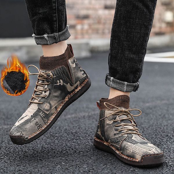 sewing men casual boots couple warm ankle snow boots knit men winter socks shoes stitching, Black
sewing men casual boots couple warm ankle snow boots knit men winter socks shoes stitching, Black