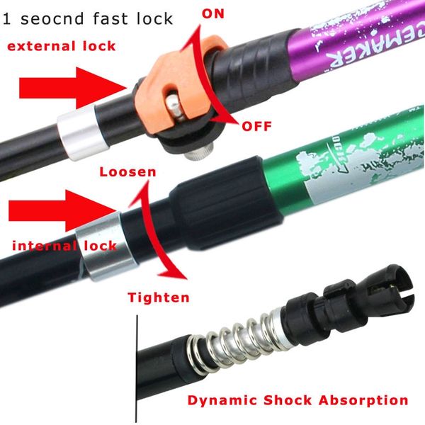 1pcs telescopic 4 section adjustable hiking trekking walking pole cane stick crutch aluminum alloy folding cane walking sticks trekking pole
1pcs telescopic 4 section adjustable hiking trekking walking pole cane stick crutch aluminum alloy folding cane walking sticks trekking pole