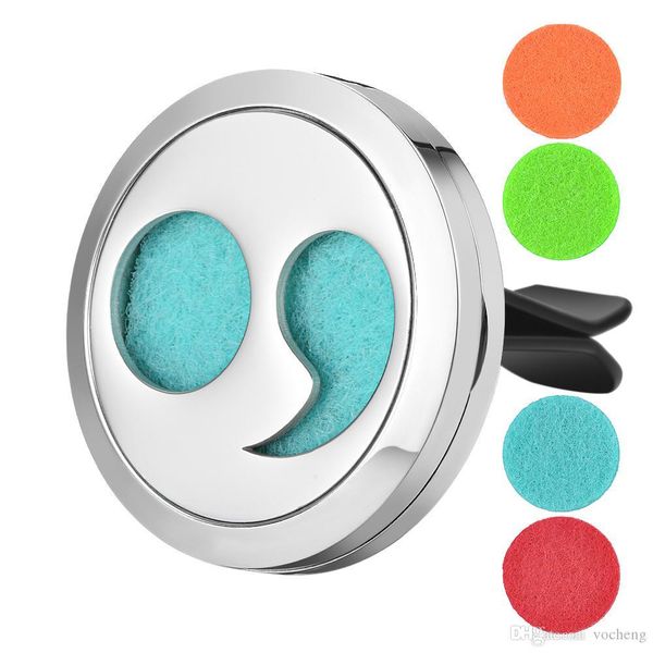 car air freshener perfume locket clip stainless steel pendant magnetic without oil pad va-839, Silver
car air freshener perfume locket clip stainless steel pendant magnetic without oil pad va-839, Silver