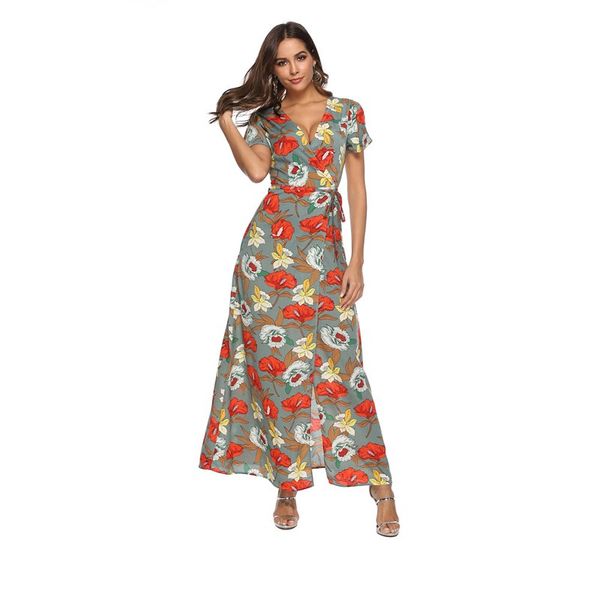 summer ladies цветочного printed платья разделить отдых пояс вскользь девушки платье v шея с коротким рукавом женской a line платье, Black;gray
summer ladies цветочного printed платья разделить отдых пояс вскользь девушки платье v шея с коротким рукавом женской a line платье, Black;gray
