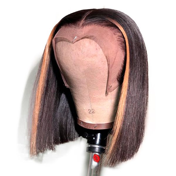 ombre highlight color lace front wigs pre plucked straight remy hair brazilian full lace human hair wigs with baby hair, Black
ombre highlight color lace front wigs pre plucked straight remy hair brazilian full lace human hair wigs with baby hair, Black
