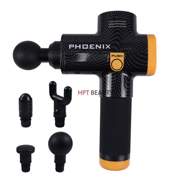 phoenix deep tissue massager muscle massage therapy gun with 4 treatment heads relief body shaping massage equipment
phoenix deep tissue massager muscle massage therapy gun with 4 treatment heads relief body shaping massage equipment
