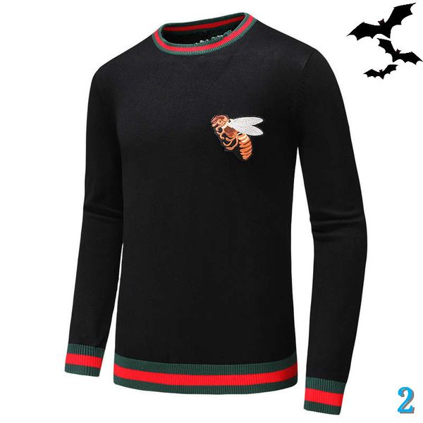men designer sweaters luxury fashion round neck long sleeve bee pattern strip stitching cashmere brand sweaters wholesale size -3xl2, White;black
men designer sweaters luxury fashion round neck long sleeve bee pattern strip stitching cashmere brand sweaters wholesale size -3xl2, White;black
