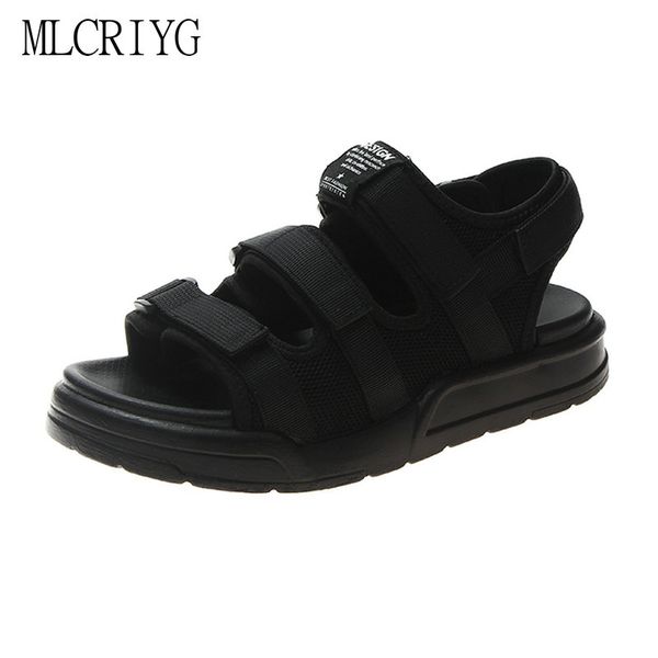 size 35-50 nice summer sandals women flat heels concise black brand shoes woman hook & loop classic female wild flip flops
size 35-50 nice summer sandals women flat heels concise black brand shoes woman hook & loop classic female wild flip flops