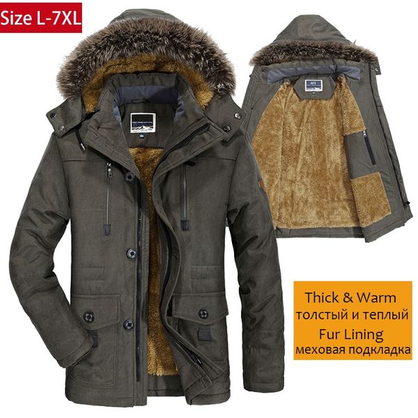 winter jacket men 6xl 7xl cotton padded thick warm parka coat casual faux fur hooded fleece long male jacket windbreaker men, Tan;black
winter jacket men 6xl 7xl cotton padded thick warm parka coat casual faux fur hooded fleece long male jacket windbreaker men, Tan;black
