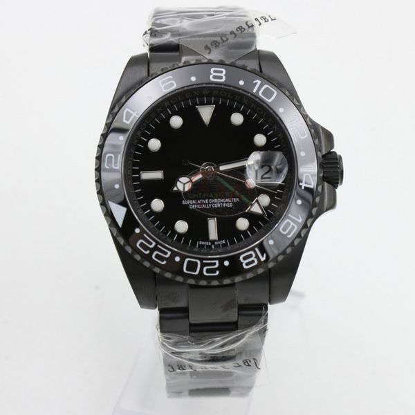 luxury watch classic gmt watches 40mm date men automatic machinery 116718 black sweeping movement no battery, Slivery;brown
luxury watch classic gmt watches 40mm date men automatic machinery 116718 black sweeping movement no battery, Slivery;brown