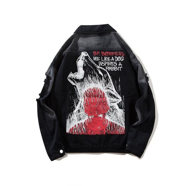 denim jackets men high street wolf print jeans jacket coat mens hip hop hole destroyed jeans jackets streetwear black young size s-2xl, Black;brown
denim jackets men high street wolf print jeans jacket coat mens hip hop hole destroyed jeans jackets streetwear black young size s-2xl, Black;brown