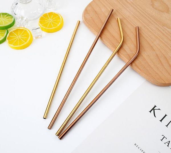 rose/ gold straight/ bent 215/267mm drinking 304 straw stainless steel bar straws reusable high quality
rose/ gold straight/ bent 215/267mm drinking 304 straw stainless steel bar straws reusable high quality