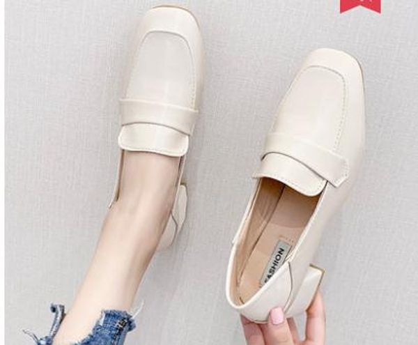 2020 women's shoes in spring and autumn with new style middle heel coarse heel square head @7097, Black
2020 women's shoes in spring and autumn with new style middle heel coarse heel square head @7097, Black