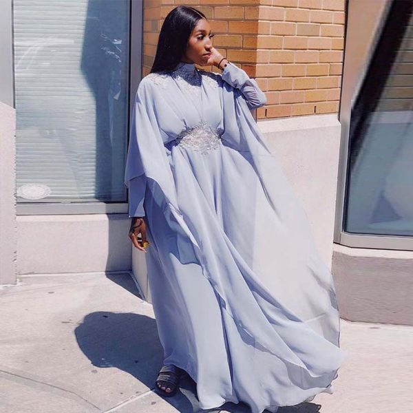 modern dubai arabic long sleeve evening dresses a line high neck lace appliqued chiffon formal dress floor length prom wear, Black;red
modern dubai arabic long sleeve evening dresses a line high neck lace appliqued chiffon formal dress floor length prom wear, Black;red