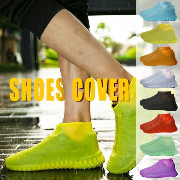 1pair thicken rain shoe cover silicon gel waterproof reusable rubber elasticity overshoes anti-slip for boots protector
1pair thicken rain shoe cover silicon gel waterproof reusable rubber elasticity overshoes anti-slip for boots protector