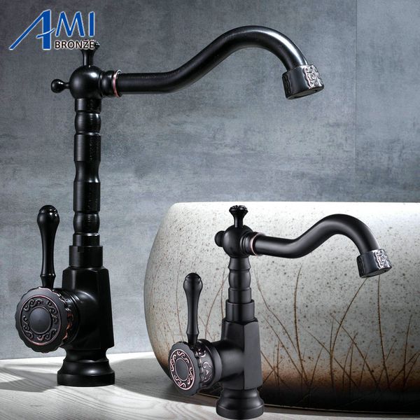 newly carved black brushed basin faucet 360 swivel carved handle bathroom faucets cold mixer tap kitchen faucets 906b
newly carved black brushed basin faucet 360 swivel carved handle bathroom faucets cold mixer tap kitchen faucets 906b