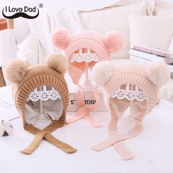 hair accessories winter knitted warm baby hat cute double pompom infant boy girl cap ear protection hats kids children beanie bonnet enfant, Slivery;white
hair accessories winter knitted warm baby hat cute double pompom infant boy girl cap ear protection hats kids children beanie bonnet enfant, Slivery;white