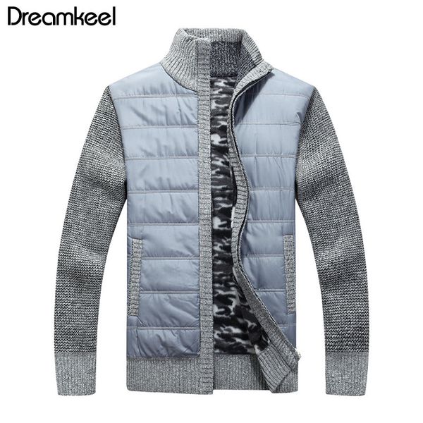 2019 new men's thick sweater coat male autumn winter down sweatercoat black blue gray zipper sweater jacket outerwear y, White;black
2019 new men's thick sweater coat male autumn winter down sweatercoat black blue gray zipper sweater jacket outerwear y, White;black