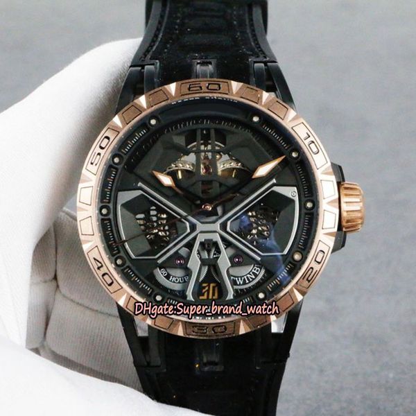 version excalibur rddbex0748 skeleton dial dlc coated titanium alloy case automatic mechanical mens watch leather luxury sport watches, Slivery;brown
version excalibur rddbex0748 skeleton dial dlc coated titanium alloy case automatic mechanical mens watch leather luxury sport watches, Slivery;brown