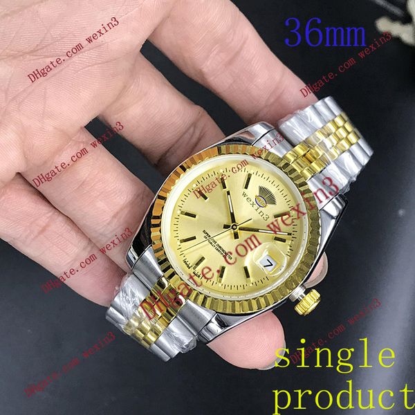 1 color. luxury women watches 36mm gold bar dial stainless steel 18k gold watches automatic wristwatches, Slivery;brown
1 color. luxury women watches 36mm gold bar dial stainless steel 18k gold watches automatic wristwatches, Slivery;brown