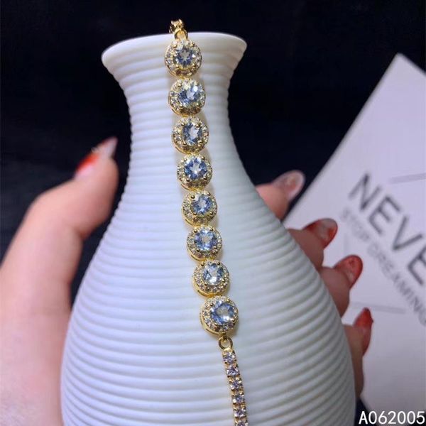 kjjeaxcmy fine jewelry 925 sterling silver inlaid aquamarine women hand bracelet fashion support detection, Golden;silver
kjjeaxcmy fine jewelry 925 sterling silver inlaid aquamarine women hand bracelet fashion support detection, Golden;silver